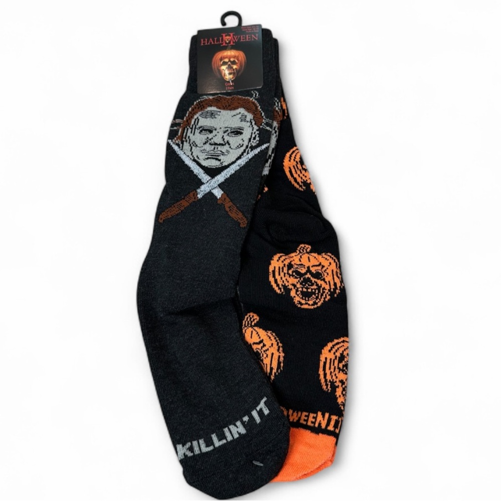 HALLOWEEN Movie Socks NWT One Size Set of 2